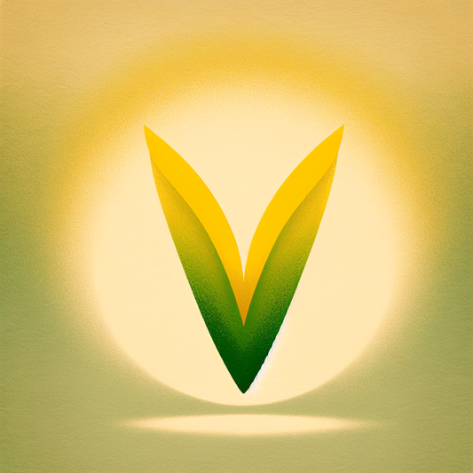 Minimalistic Shoshinsha beginner driver symbol glowing softly against a muted gradient background symbolizing growth and optimism in a traditional Japanese style.