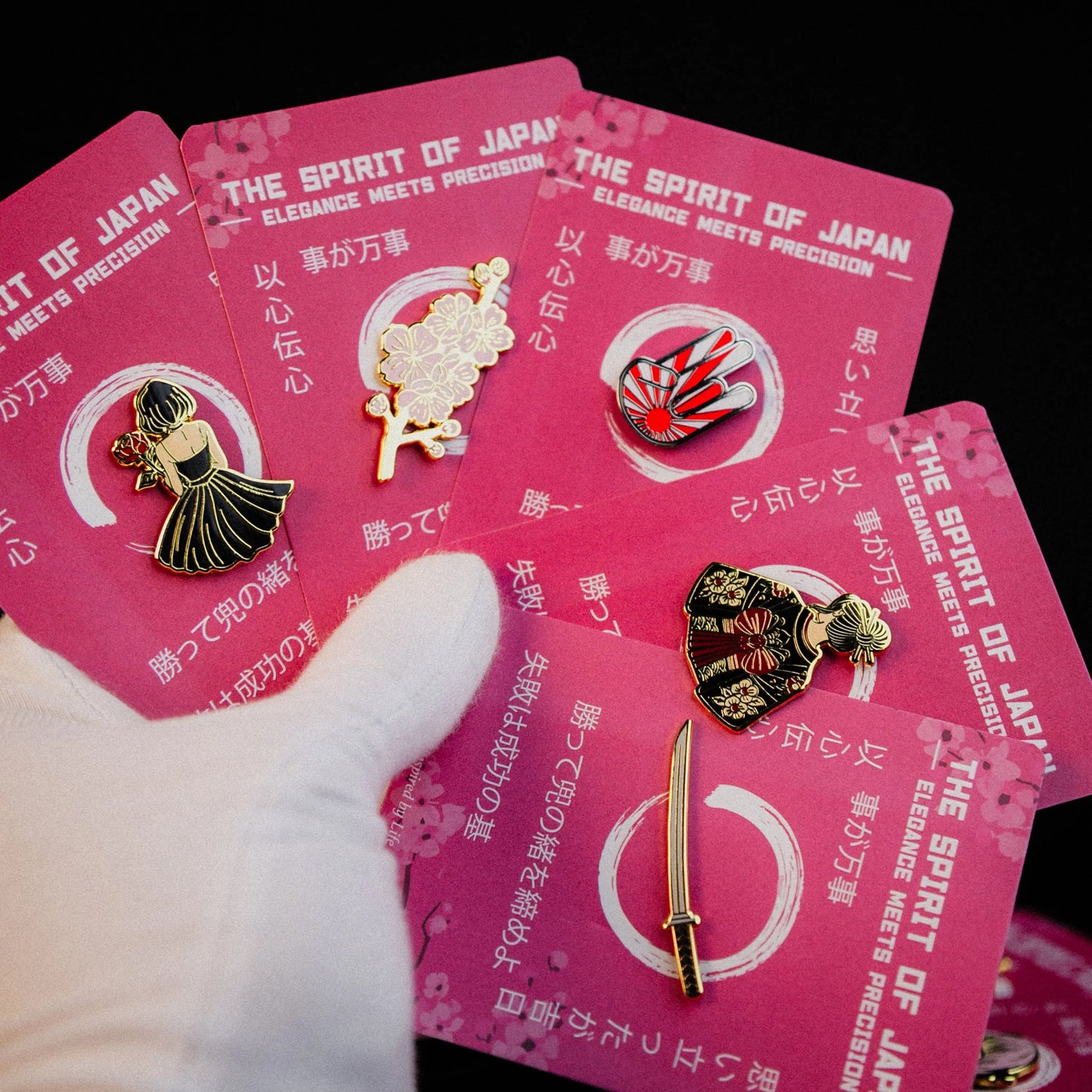 The Three Graces Enamel Pin Set Signum