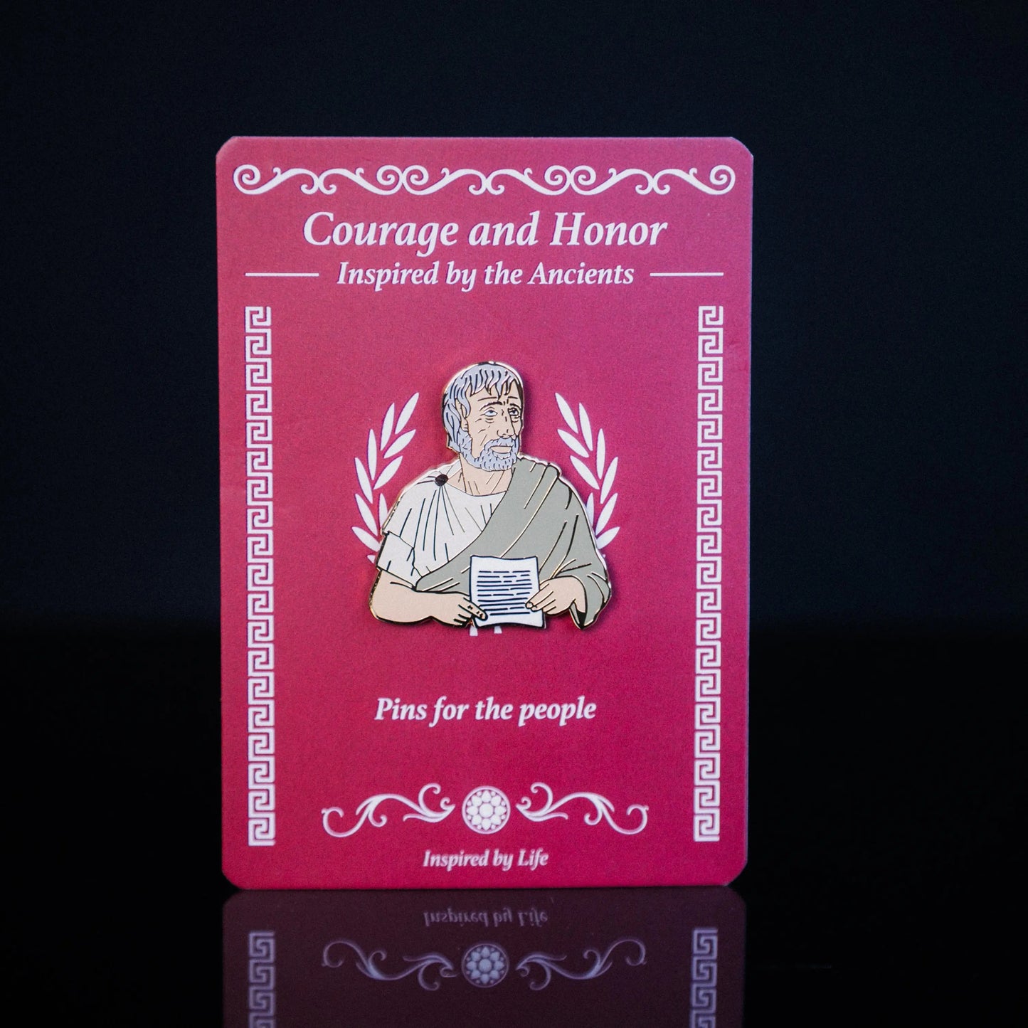 Seneca Enamel Pin – Letters from a Stoic Tribute Signum