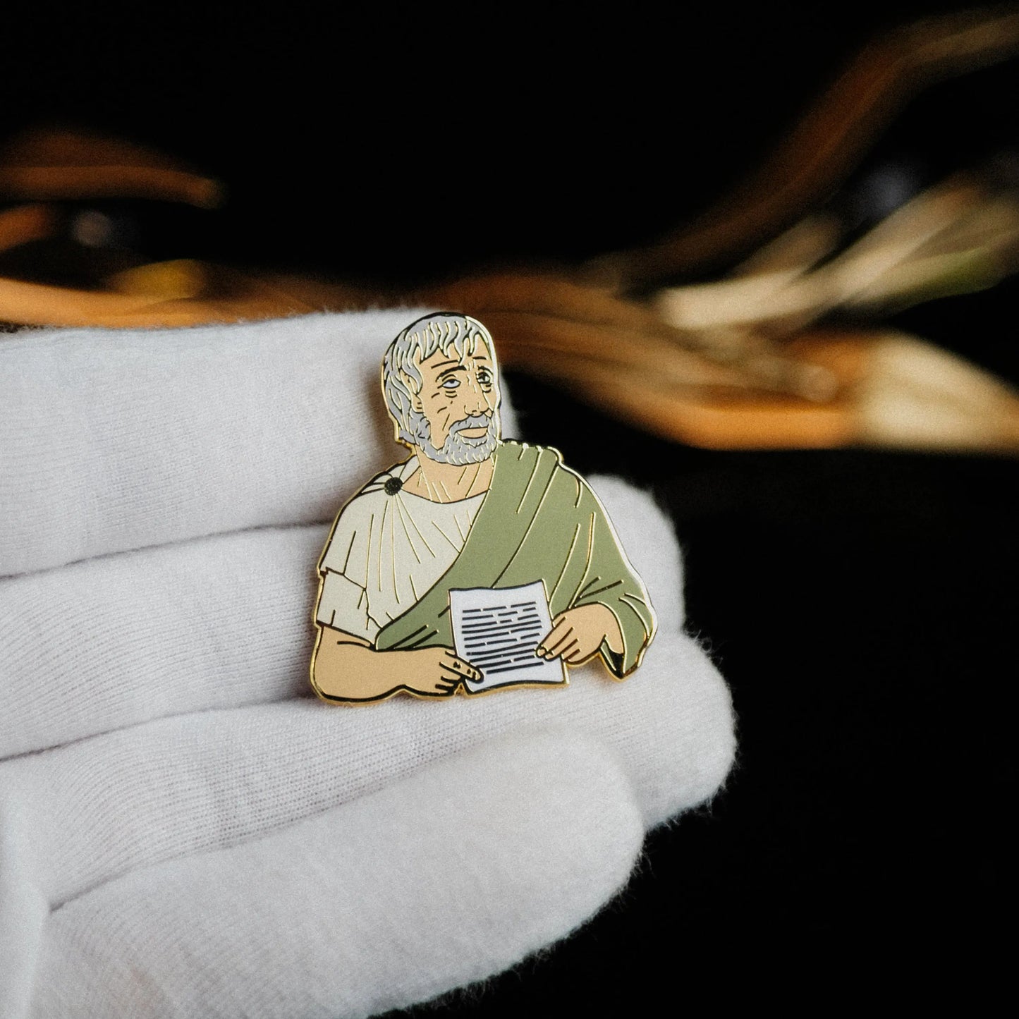 Seneca Enamel Pin – Letters from a Stoic Tribute Signum