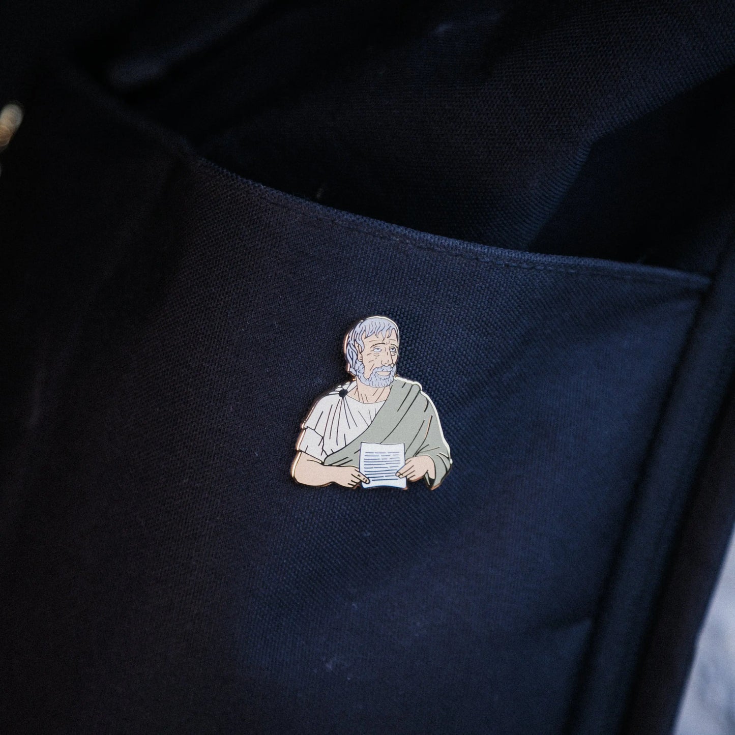 Seneca Enamel Pin – Letters from a Stoic Tribute Signum