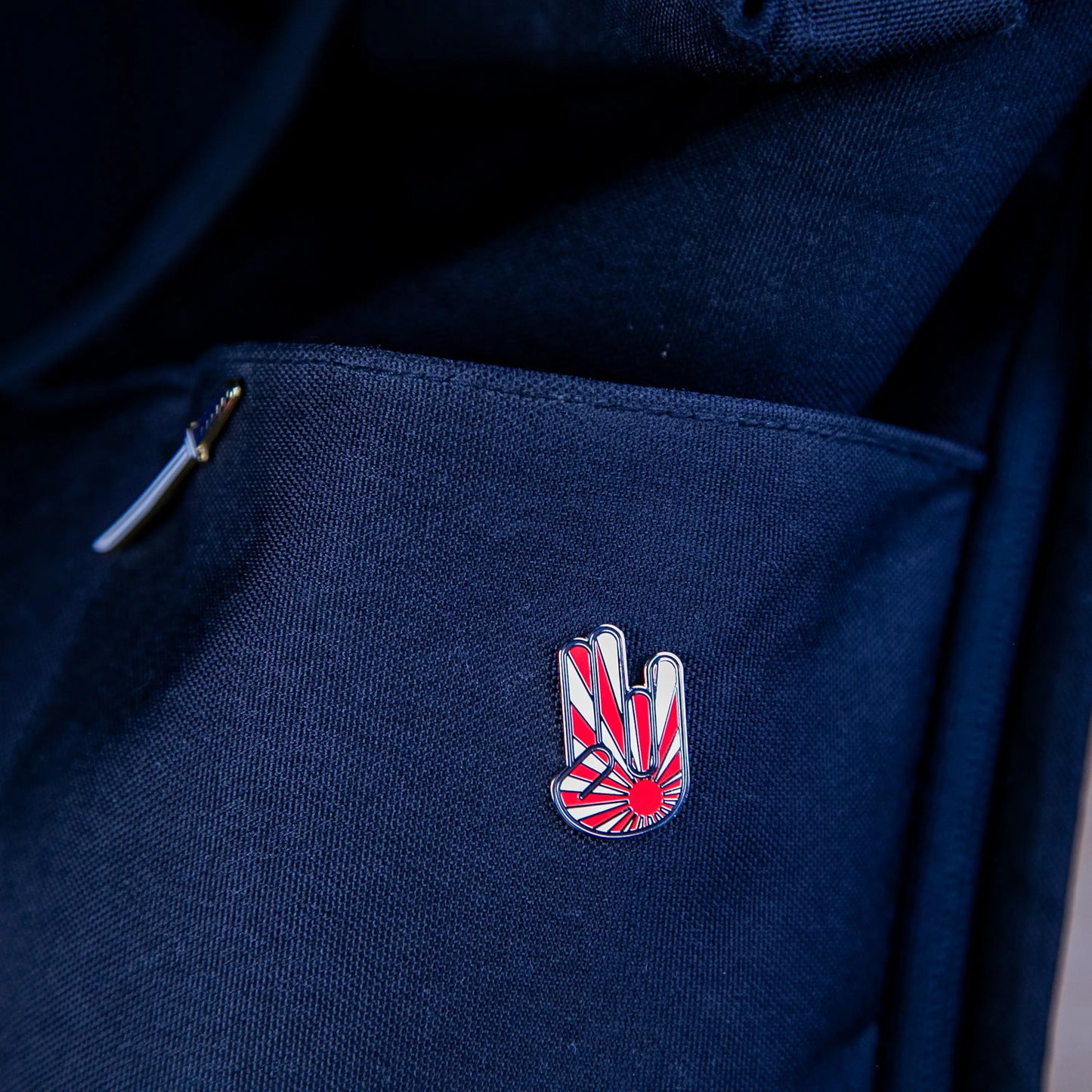 JDM Shocker Enamel Pin – Rising Sun Design Signum