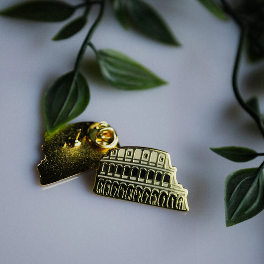 Colosseum of Ancient Rome Enamel Pin Signum