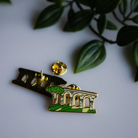 Roman Aqueduct Enamel Pin Signum