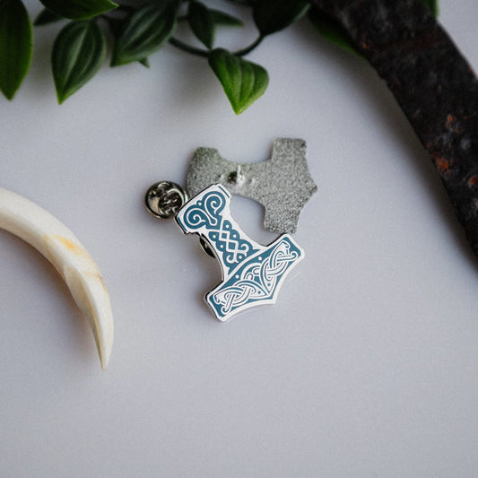 Thor’s Hammer Enamel Pin Signum