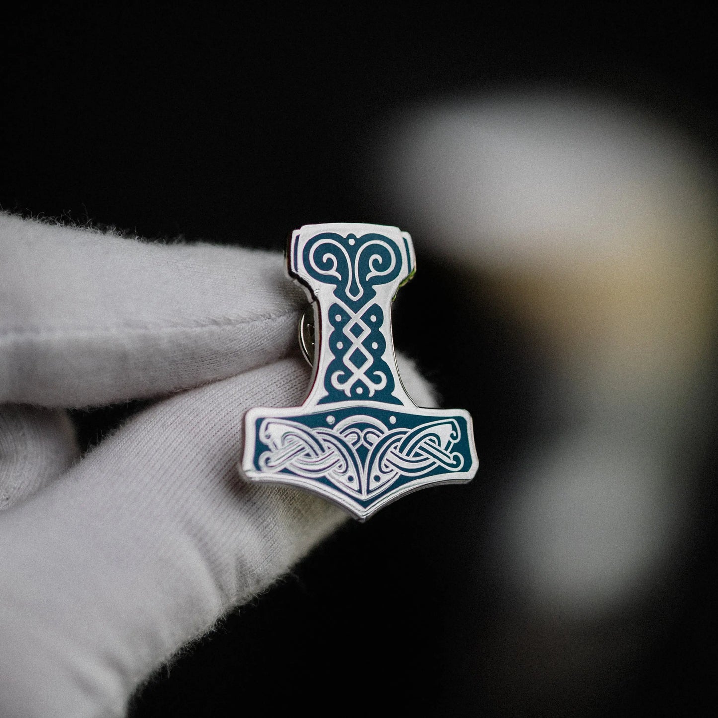 Thor’s Hammer Enamel Pin Signum