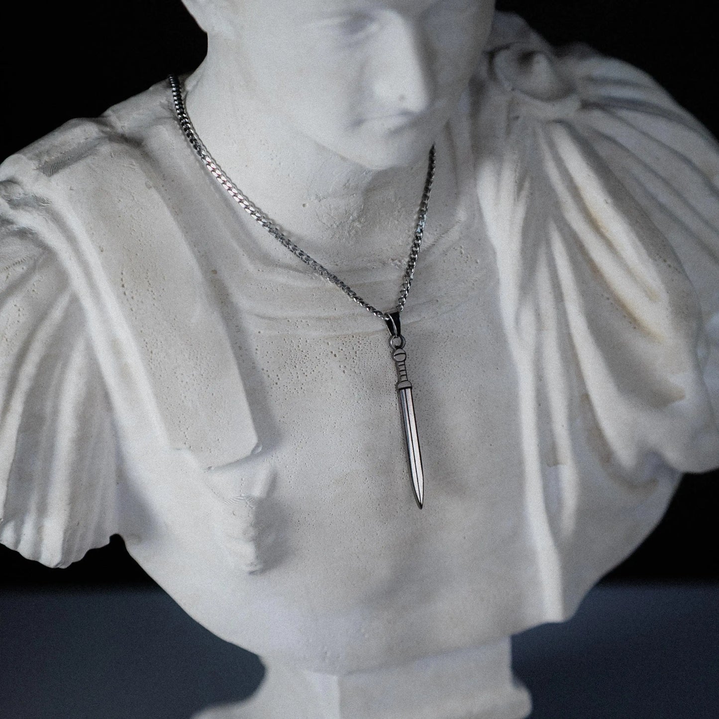 Roman Gladius Necklace – Stainless Steel Sword Signum