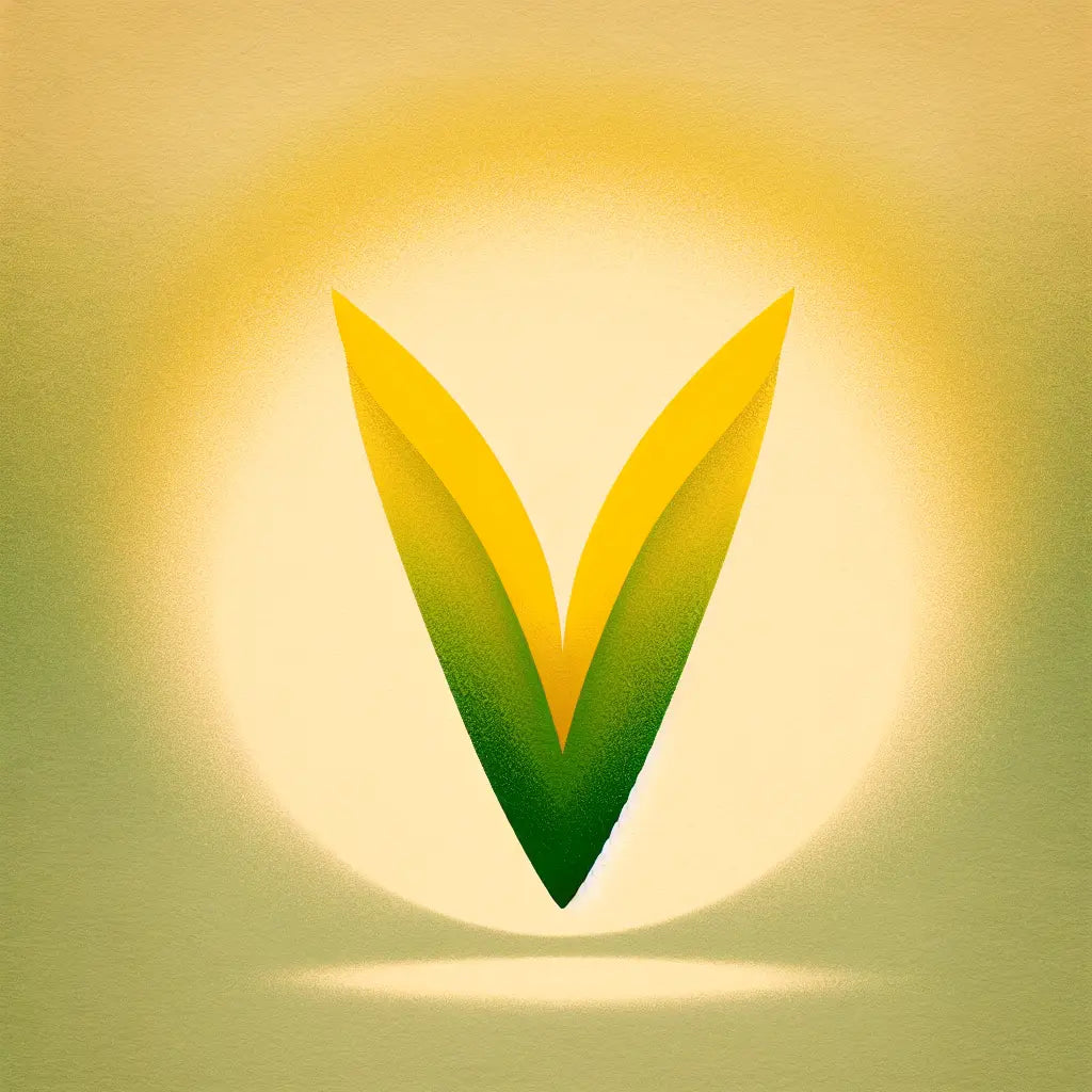 Minimalistic Shoshinsha beginner driver symbol glowing softly against a muted gradient background symbolizing growth and optimism in a traditional Japanese style.