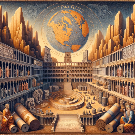 Illustrated map of Germanic language evolution, highlighting High German consonant shift, styled like 1960s historical epic films.