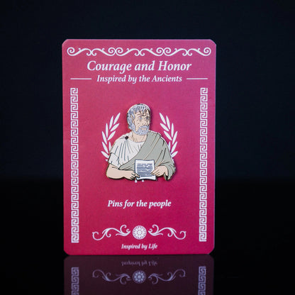 Seneca Enamel Pin – Letters from a Stoic Tribute Signum
