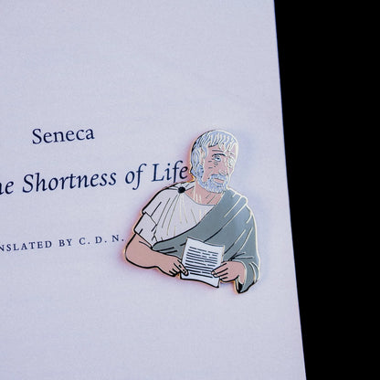 Seneca Enamel Pin – Letters from a Stoic Tribute Signum
