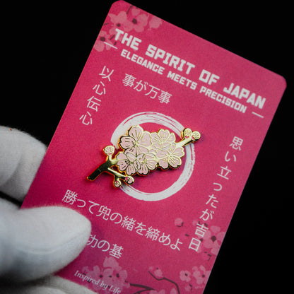 Sakura Cherry Blossom Flower Enamel Pin Signum