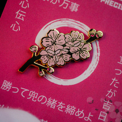Sakura Cherry Blossom Flower Enamel Pin Signum