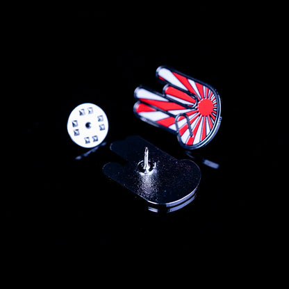 JDM Shocker Enamel Pin – Rising Sun Design Signum
