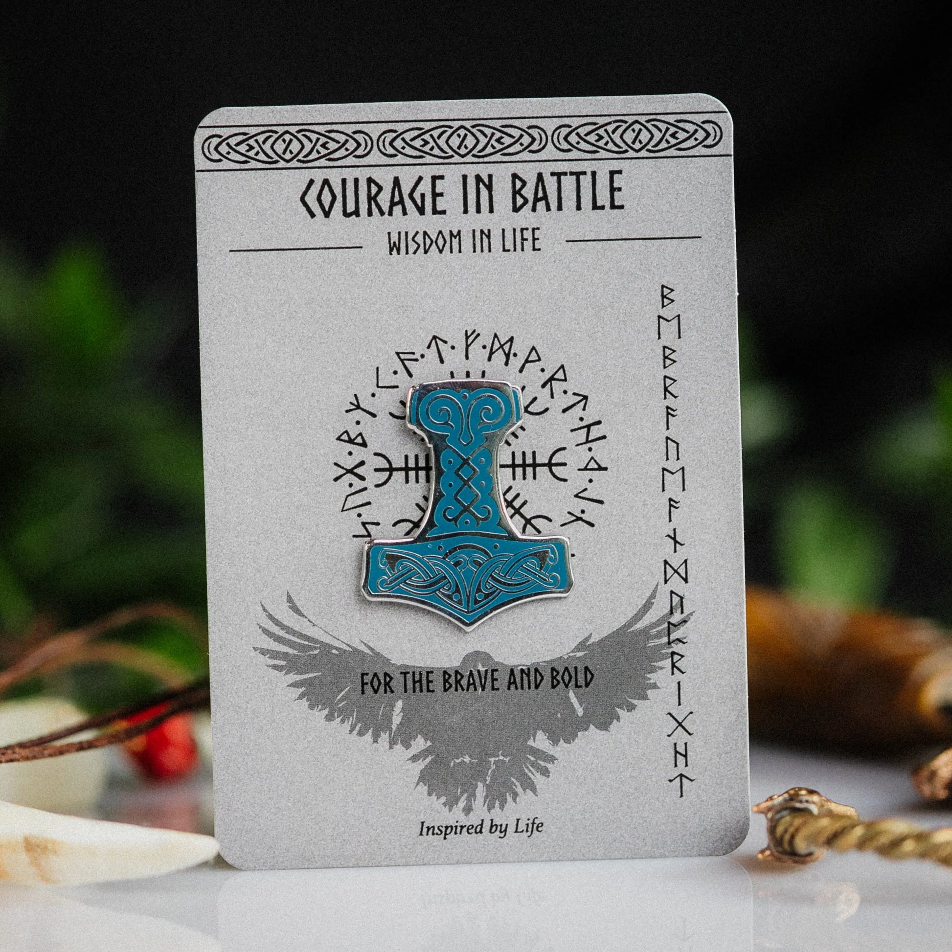 Thor’s Hammer Enamel Pin Signum