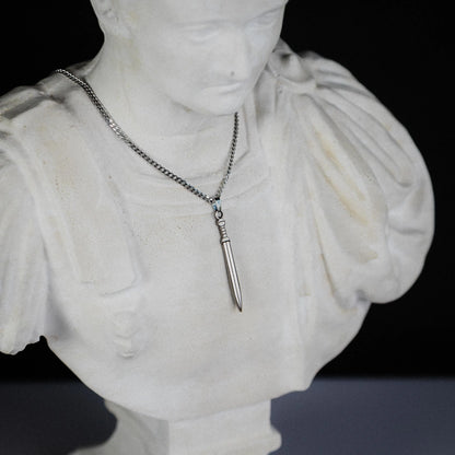 Roman Gladius Necklace – Stainless Steel Sword Signum