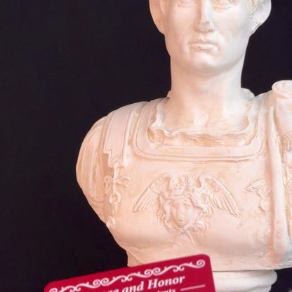 Römische Emaille-Anstecknadel – Amor Fati – Stoischer Lorbeerkranz